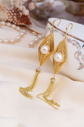 Pearl & Zircon Boucles d'oreilles